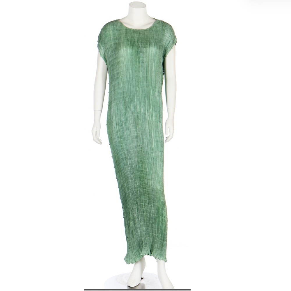 Fortuny Delphos Silk Gown with Murano Glass Beads